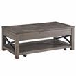 Dexter Distressed Driftwood Lift Top Cocktail Table