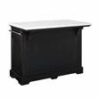 Steve Silver Aspen Ebony Finished Wood Kitchen Island 3-Piece Set