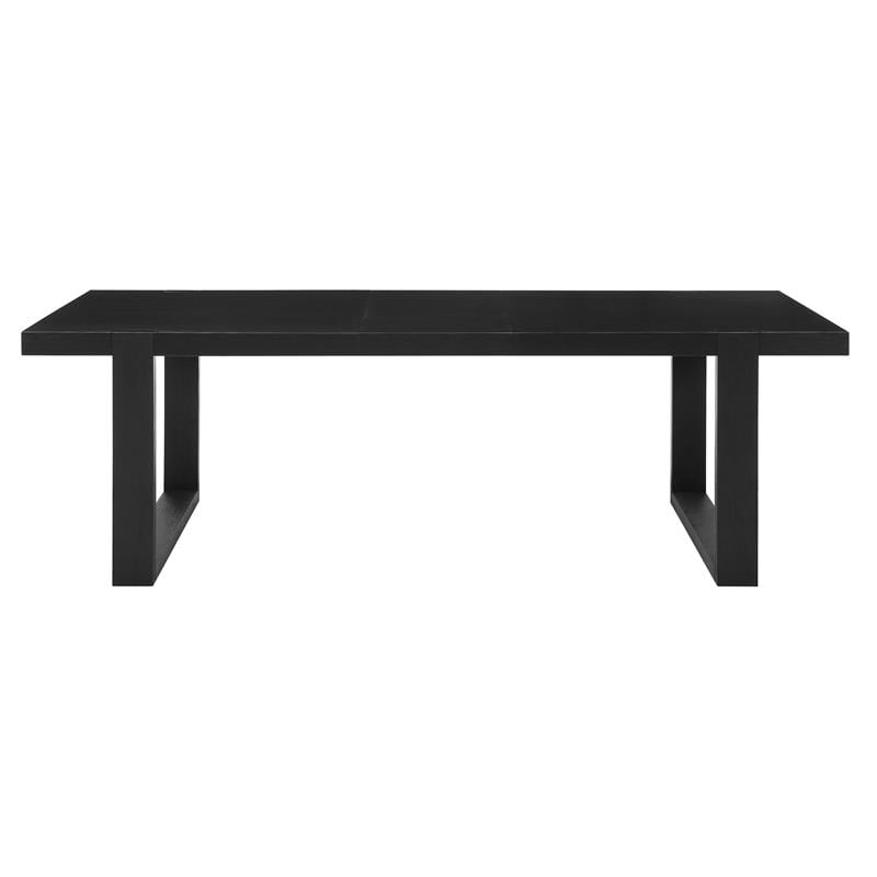 Steve Silver Yves Rubbed Charcoal Dining Table