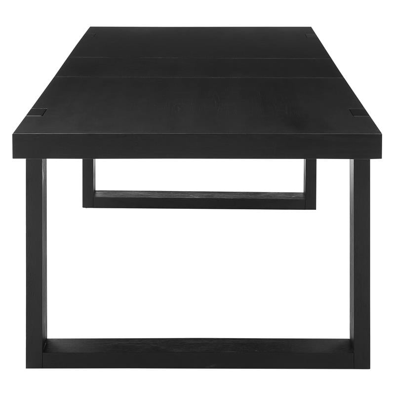 Steve Silver Yves Rubbed Charcoal Dining Table