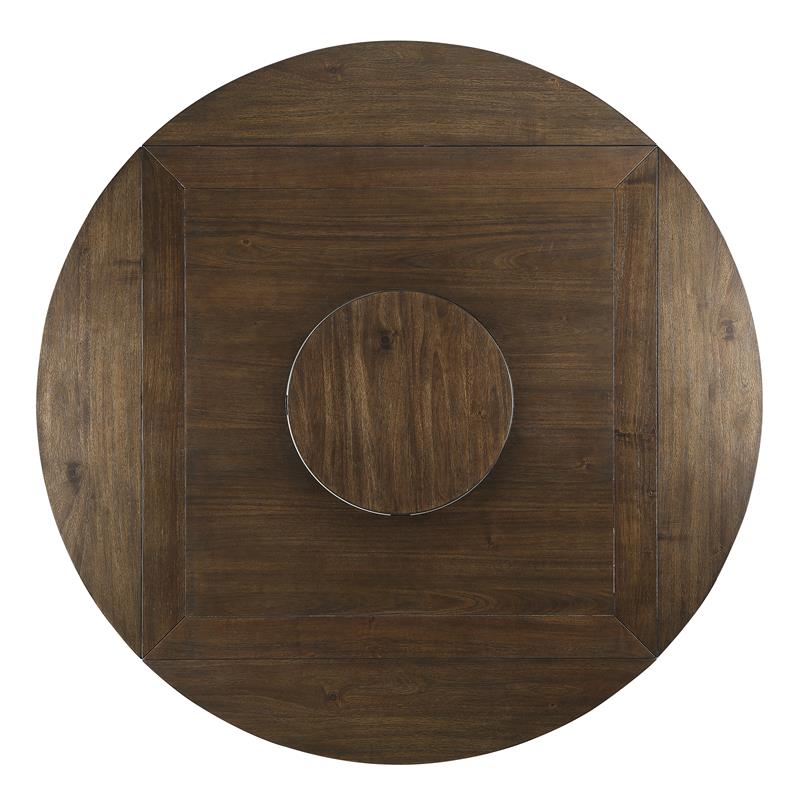 Steve Silver Joanna Two-Tone Ivory and Dark Oak 7-Piece Counter Height Set