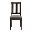 Yorktown Espresso Wood Finish 5-piece Dining Set