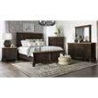Bear Creek Chocolate and Honey Brown Nine-Drawer Wood Dresser and Mirror