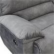 Steve Silver Simone Smoked Gray Polyester Fabric Power Reclining Sectional