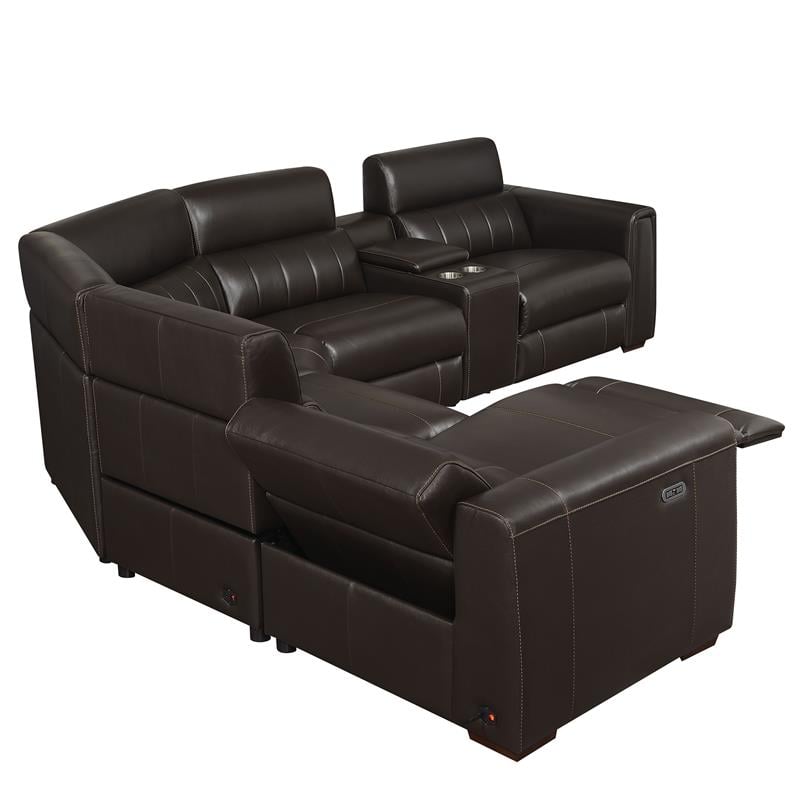 Steve silver online leather sectional