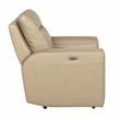 Doncella Beige Sand Leather Power Reclining Chair