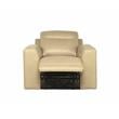 Doncella Beige Sand Leather Power Reclining Chair
