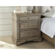 Highland Park Driftwood Gray Wood 3-drawer Nightstand