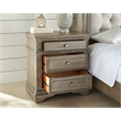 Highland Park Driftwood Gray Wood 3-drawer Nightstand