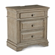 Highland Park Driftwood Gray Wood 3-drawer Nightstand
