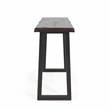 Jennings Cherry and Ebony Solid Wood Live Edge Sofa Bar Table