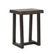 Steve Silver Jennings Cherry and Ebony Solid Wood Live Edge Stool