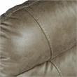 Ottawa Mushroom Light Brown Faux Leather Power Lift Chair with Heat and Massage