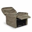 Ottawa Mushroom Light Brown Faux Leather Power Lift Chair with Heat and Massage