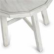 Steve Silver Paisley Distressed Alabaster White Wood End Table
