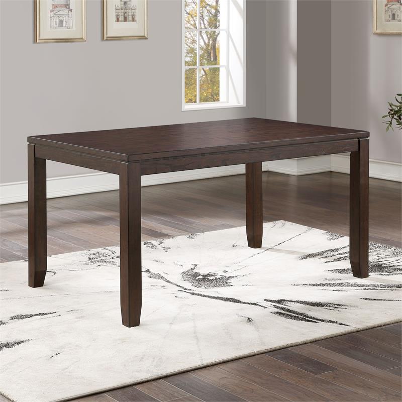 Steve Silver Yorktown Espresso Wood 7-Piece Dining Set
