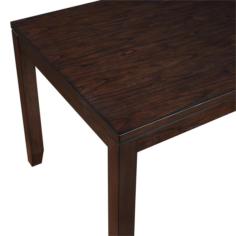 Steve Silver Yorktown Espresso Wood 7-Piece Dining Set