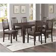 Steve Silver Yorktown Espresso Wood 7-Piece Dining Set