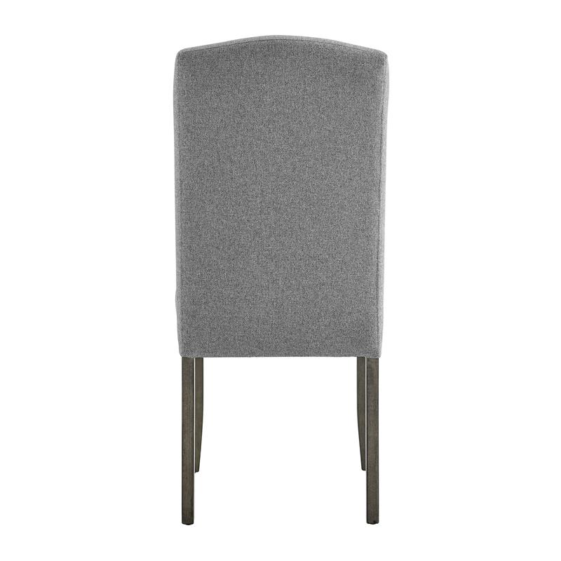 Steve Silver Emily Gray Fabric Side Chair