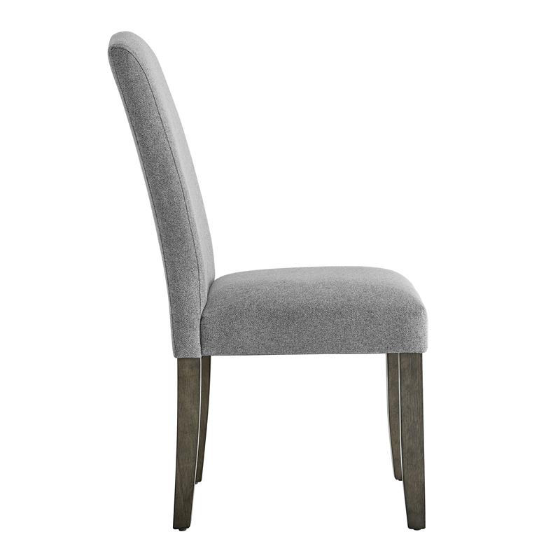 Steve Silver Emily Gray Fabric Side Chair