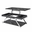 Steve Silver Roma Dark Gray Lift-Top Wood and Laminate Cocktail Table
