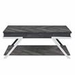 Steve Silver Roma Dark Gray Lift-Top Wood and Laminate Cocktail Table