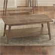 Steve Silver Milani Natural Wood Rectangle Cocktail Table