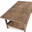 Steve Silver Milani Natural Wood Rectangle Cocktail Table