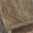 Steve Silver Milani Natural Wood Rectangle Cocktail Table