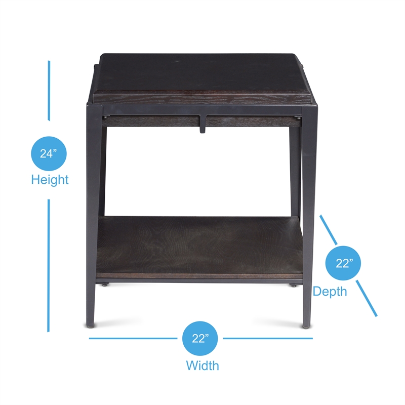 Steve Silver Waco Espresso Wood End Table