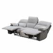Steve Silver Cyprus Light Gray Fabric Recliner Sofa