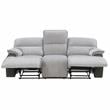 Steve Silver Cyprus Light Gray Fabric Recliner Sofa