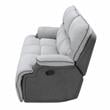 Steve Silver Cyprus Light Gray Fabric Recliner Sofa