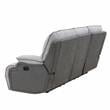 Steve Silver Cyprus Light Gray Fabric Recliner Sofa