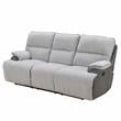 Steve Silver Cyprus Light Gray Fabric Recliner Sofa