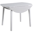 Steve Silver Naples White Wood Drop-leaf Dining Table