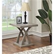 Steve Silver Jocelyn Gray Wood End Table