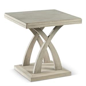 Steve Silver Jocelyn Gray Wood End Table
