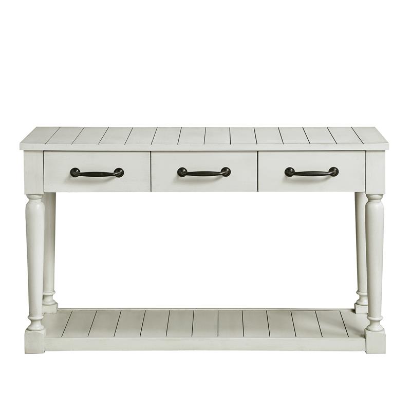 alabaster console table