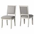 Steve Silver Canova Weathered White Wood Parsons Chair