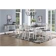 Steve Silver Joanna Two-tone Ivory and Dark Oak Kitchen Cart