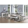 Steve Silver Joanna Two-tone Ivory and Dark Oak Side Chair