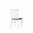 Steve Silver Joanna Two-tone Ivory and Dark Oak Side Chair