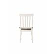 Steve Silver Joanna Two-tone Ivory and Dark Oak Side Chair