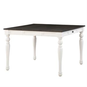Steve Silver Joanna Two-tone Ivory and Dark Oak Counter Table