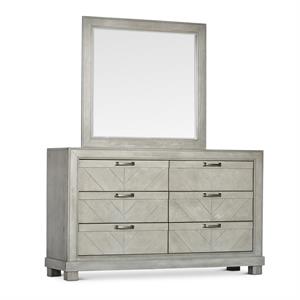 steve silver montana gray dresser and mirror