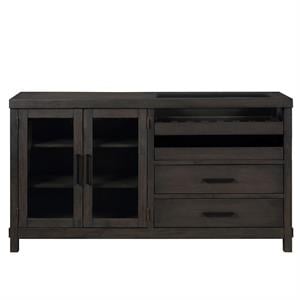 Steve Silver Napa Dusky Cedar Brown Wood Server