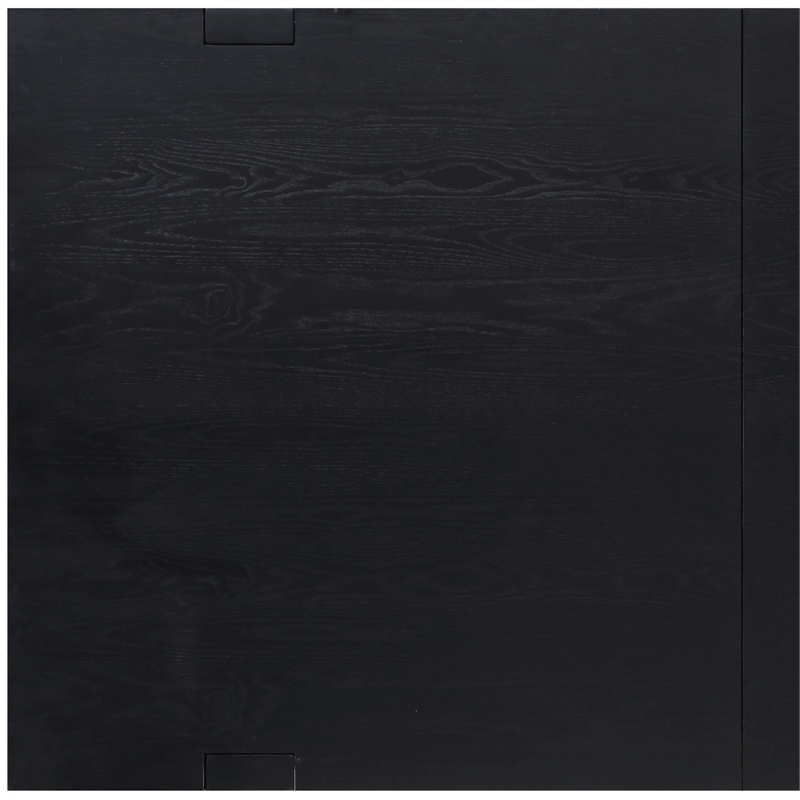 Yves Extendable Rubbed Charcoal Counter Table with 18-inch Leaf