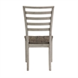 Abacus Two-tone Smokey Alabaster and Brown Side Chair