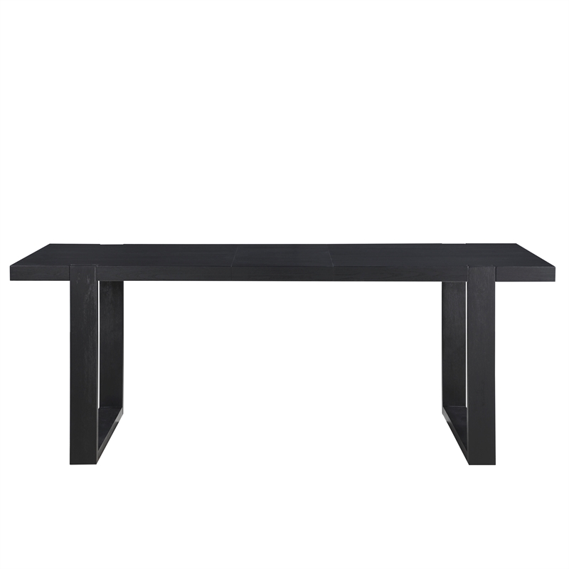 Yves Extendable Rubbed Charcoal 8-piece Counter Height Dining Set